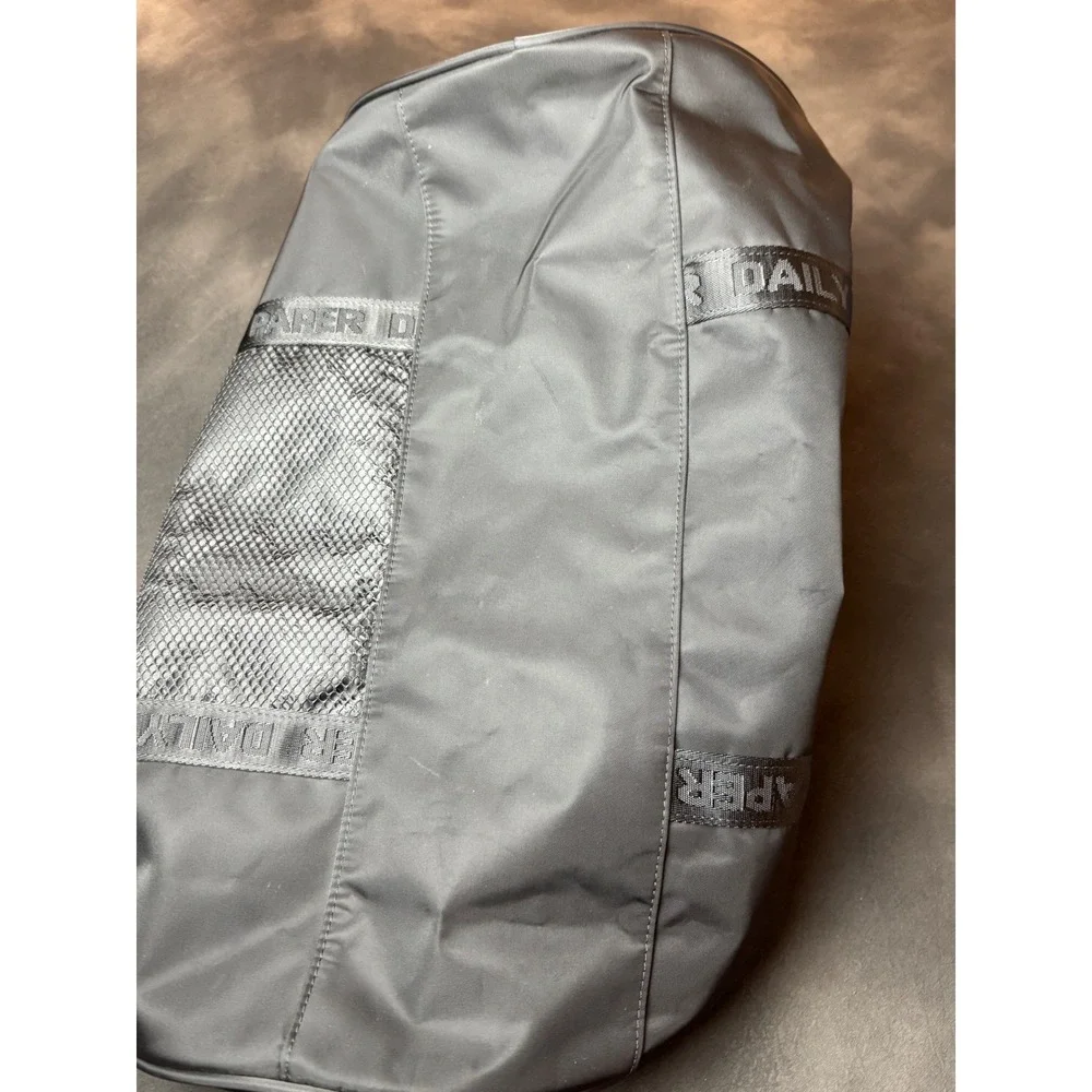 Daily Paper Duffle Bag Black Nylon Travel Gym Weekender Streetwear Logo Large